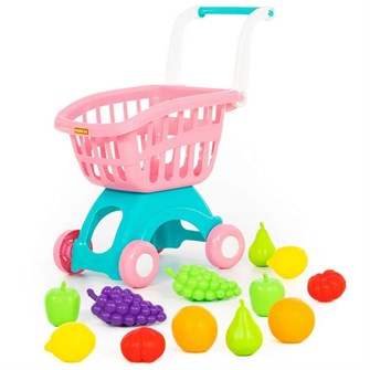 {{photo.Alt || photo.Description || 'Тележка для маркета Мини+ набор продуктов №15 12эл. в сетке 71392 П-Е /4/'}}