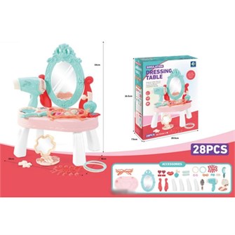 Столик с зеркалом YF830C-2 с аксесс., свет, звук в кор. 213-962