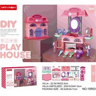 Игровой набор 15R03 2 в 1 Парикмахер в кор. 216-034