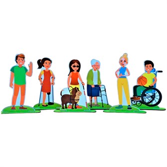 Набор фигурок людей с ограниченными возможностями ИО-270 113-986