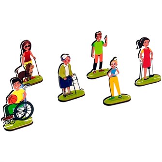 Набор фигурок людей с ограниченными возможностями (малый) ИО-269 113-987