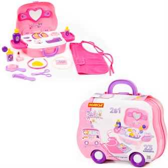 {{photo.Alt || photo.Description || 'Набор "Маленькая принцесса" №15 23 элемента в чемоданчике на колёсиках 94254 /П-Е/'}}