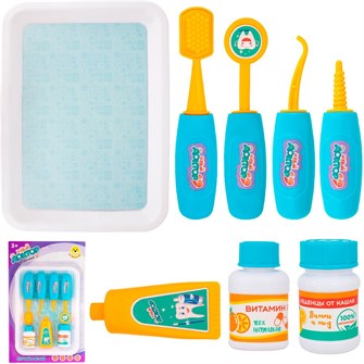 {{photo.Alt || photo.Description || 'Набор стоматолога Levatoys MK3309-2 Юный доктор на блист.'}}