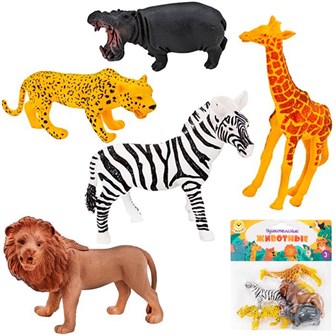 Набор животных Levatoys YS2A262 Сафари в пак. 614-575
