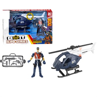 Набор Полицейского 8843 вертолет, солдат, аксесс в кор. 116-503