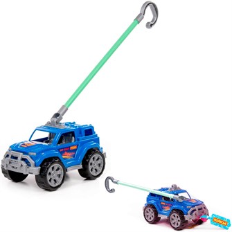 {{photo.Alt || photo.Description || 'Автомобиль каталка "Легионер" с ручкой (синий) 63912 П-Е /12/'}}