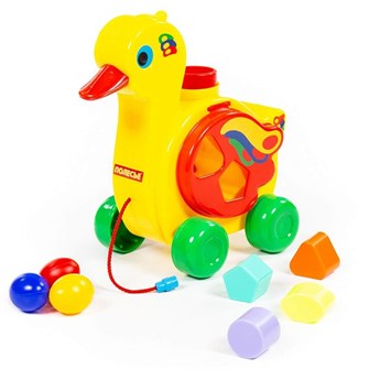 {{photo.Alt || photo.Description || 'Каталка Уточка Несушка в сеточке 6219 /П-Е/14/'}}