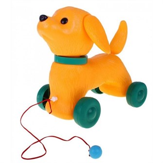 Каталка Собака Шарик С-1353 /Огонек/4/ 117-293