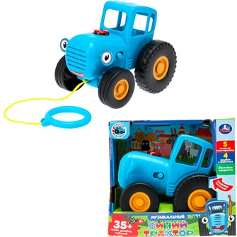 {{photo.Alt || photo.Description || 'Каталка СИНИЙ ТРАКТОР.35+ песен, загадок и звуков в кор. Умка HT848-R-WOD'}}