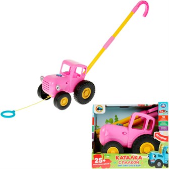 {{photo.Alt || photo.Description || 'Каталка с палкой СИНИЙ ТРАКТОР 25 песен,фраз,звуков.свет HT826-R1 /36/'}}