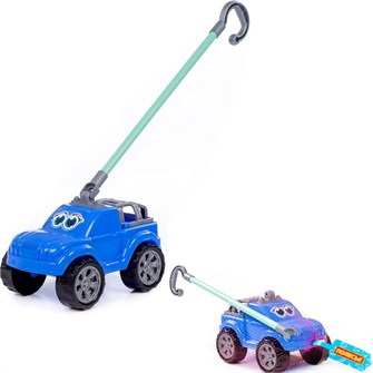 {{photo.Alt || photo.Description || 'Автомобиль каталка Боби с ручкой синий 75014 П-Е /12/'}}