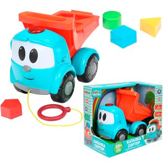 {{photo.Alt || photo.Description || 'Каталка-сортер, 20+ песен,сказок,звуков Грузовичок Лева HT1239-R'}}