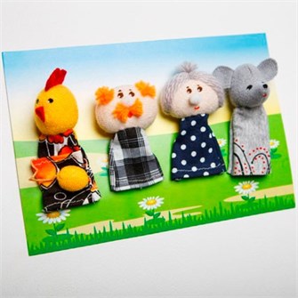 Кукольный театр Пальчиковый Курочка Ряба 017.06 319-193