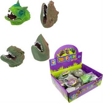 Зверуки динозавр на руку, 8см, 6 видов Т17706 517-095