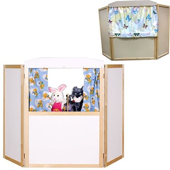 Ширма напольная для кукольного театра 1100*820 418-526