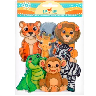 Кукольный Пальчиковый театр Животные Африки фетр LIP1381 419-623