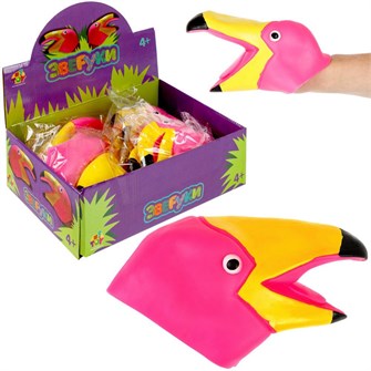 {{photo.Alt || photo.Description || 'Зверуки большие на руку, Фламинго, 12 шт в д/б Т24857'}}