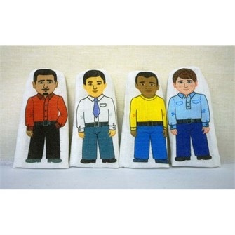 Кукольный театр Пальчиковый Набор кукол Расы 017.22 418-517