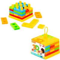 Игрушка развивающая 3D пазл №1 23 элемента (в сеточке) 93646 П-Е /12/ 418-780