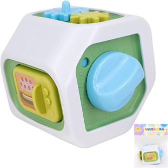 {{photo.Alt || photo.Description || 'Развивающая игрушка Levatoys MKBY330 Бизикуб зеленый в пак.'}}