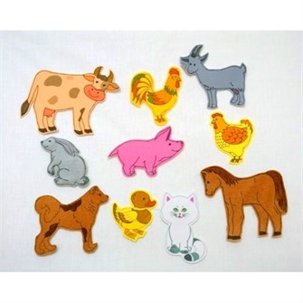 Игрушка развивающая Набор Домашние животные 10 шт. 009.01 318-823