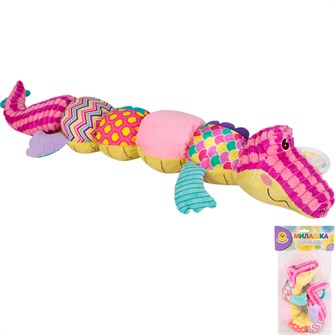 {{photo.Alt || photo.Description || 'Игрушка развивающая Levatoys MK2211004BYA Крокодил розовый в пак.'}}