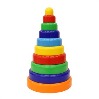 Пирамидка 38см. 10дет /Новокузнецк/ 317-418