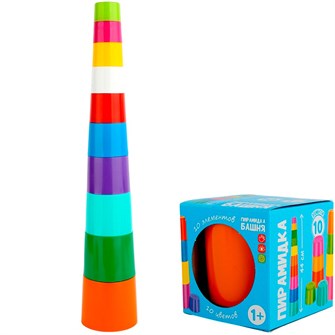 {{photo.Alt || photo.Description || 'Пирамида Башня 44 см, 10 элементов У1076 /24/.'}}