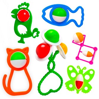 Набор погремушек №3 2С528 Аэлита /40/ 419-501