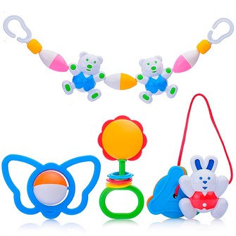 Набор погремушек подарочный №2 2С531 Аэлита /15/ 419-507