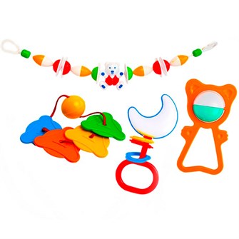 Набор погремушек подарочный №3 2С532 Аэлита /15/ 419-508