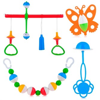 Набор погремушек подарочный Вырастайка 2С505 Аэлита /15/ 418-702