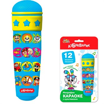 Микрофон "Караоке с мультяшками" 4680019287393 320-168