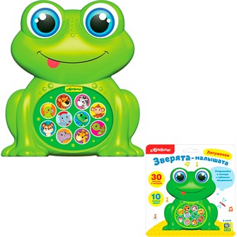 Музыкальная игрушка Лягушонок "Зверята-малышата" 4680019282299 221-722
