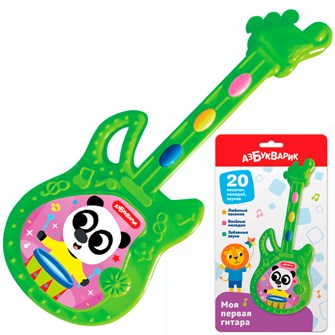 Моя первая гитара Зеленая 4630027293374 320-545