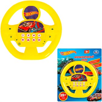 {{photo.Alt || photo.Description || 'Руль муз. 20 песен,стихов и звуков Хот Вилс 1610M251-R2'}}