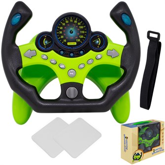 {{photo.Alt || photo.Description || 'Руль муз. 2192D черный/зеленый, на подставке в кор.'}}