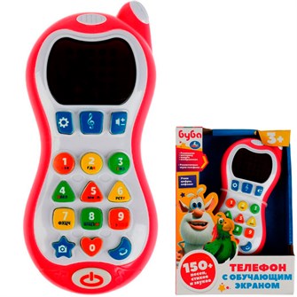 {{photo.Alt || photo.Description || 'Телефон с обучающим экраном БУБА 150 песен,стихов,звуков.азбука HT1066-R2 /120/'}}