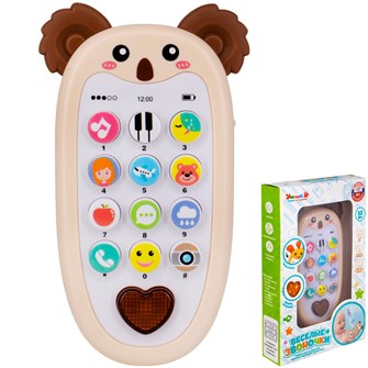 {{photo.Alt || photo.Description || 'Телефон ZYE-E0473-3 Умный Я Веселые звоночки, русск. озвуч. на батарейках, в кор.'}}