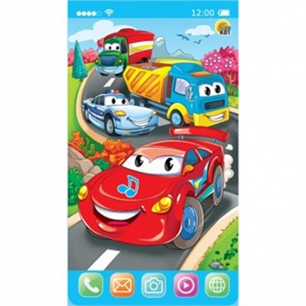 Телефончик Веселые машинки 5 стихов,6 потешек ИМ-7080 222-110