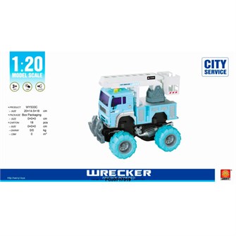 Машина на батарейках WY533C свет, звук в коробке 430-697