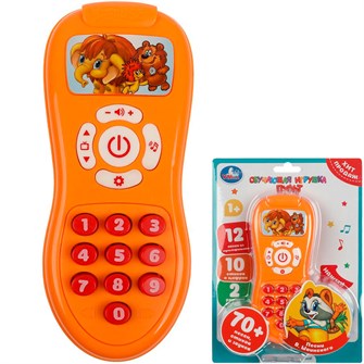 {{photo.Alt || photo.Description || 'Игрушка на батарейках Обучающий пульт 70+ песен, стихов и звуков Шаинский музыка Умка ZY1053637-R'}}