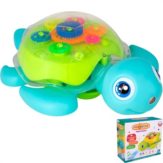 {{photo.Alt || photo.Description || 'Игрушка на батарейках ZYA-A3310 Играпузик Черепашка в кор.'}}