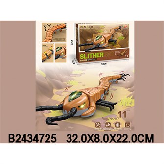 Игрушка на батарейках 2104A Сороконожка 430-783