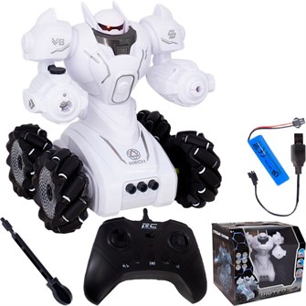 {{photo.Alt || photo.Description || 'Робот на радиоуправлении Young Racer MK666-861A Шутер белый в кор.'}}