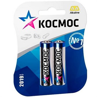 Элемент питания KOCLR62BL  LR 6 Космос 2xBL  /цена за упак/ 430-927