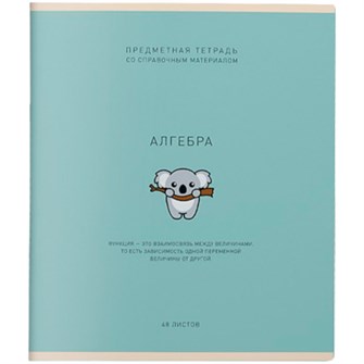 Тетрадь 48 л. клетка Ми-ни-Ми Алгебра 022570 898-810