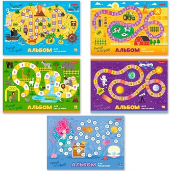 {{photo.Alt || photo.Description || 'Альбом для рисования 16 л. А4 Рисуй и играй 16АЛСК4_1_3_9 000649 SVETOCH'}}