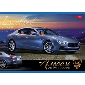 Альбом для рисования. 12 л. А4 АВТОстиль 042574 Hatber 392-174