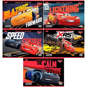 Альбом для рисования. 24 л. А4 Тачки-( DISNEY) 24А4В Hatber 889-383